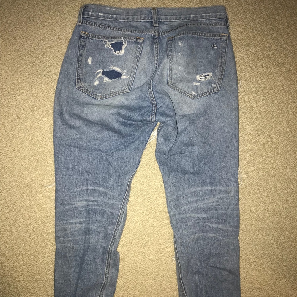 Rag & Bone Rebel For Intermix Distressed Boyfriend - image 2